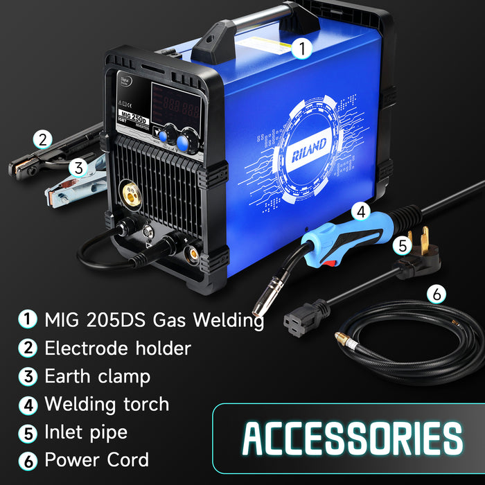 Riland Welder MIG250D Professional All-in-one Welder